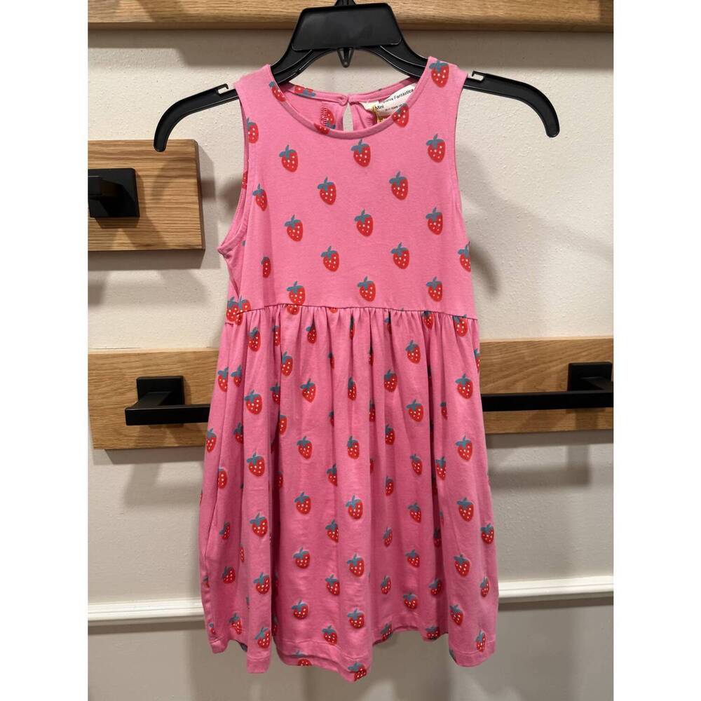 NEW COMPANIA FANTASTICA girl's strawberry dress in pink